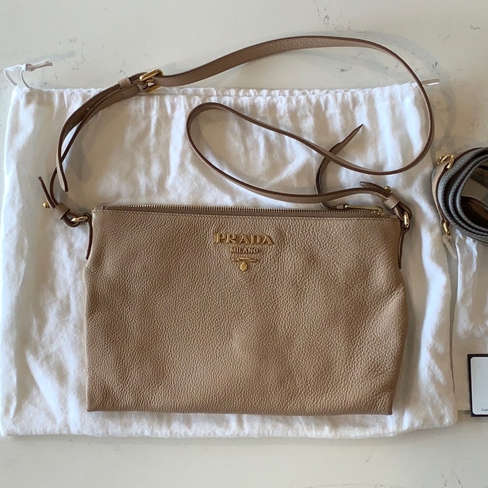 Prada Vitelli Daino crossbody bag